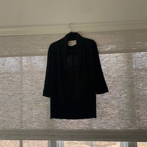 Black drapey Aritzia blazer